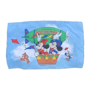 VTG Walt Disney World Standard Pillow Case Mickey Minnie Chip N Dale Balloon - Picture 1 of 5