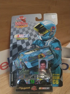 Racing Champions NASCAR 1/64 diecast #9 Dexters Lab Cartoon CHROME Jerry Nadeau - Image 1 of 4