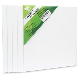 H&S Lienzos en Blanco para Pintar Acrilico y Óleo - Set de 5 - Lienzo Tela - Imagen 1 de 6