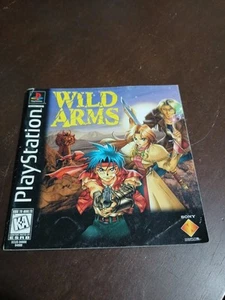 Wild Arms Playstation 1 PS1 Instruction Manual ONLY NO GAME - Picture 1 of 4