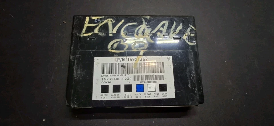 Módulo de computadora de control de cuerpo Buick Enclave 2009 BCU BCM 15921352 OEM Foto 1 de 4