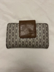 Fossil Brown Purse 13 Card Holder , Logo - Picture 1 of 8