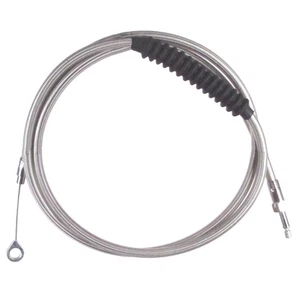 Hill Country Customs Edelstahl geflochten +6" Kupplungszug für 1996-2006 Harley-... - Bild 1 von 1