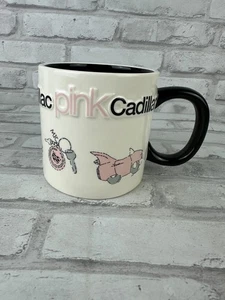 Mary Kay Pink Cadillac Mug Vintage Pink & White Coffee Tea New In Box - Picture 1 of 5