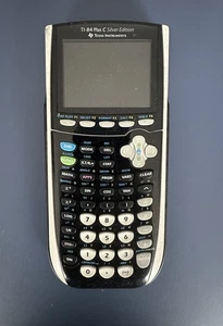 TEXAS INSTRUMENTS TI-84 PLUS C SILVER EDITION GRAPHING CALCULATOR WORKS TESTED - Picture 1 of 2