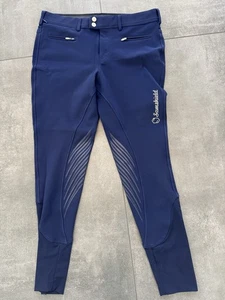 Samshield Adele Knee Patch Breeches. NAVY Size 30 (Fr 40) - Picture 1 of 2