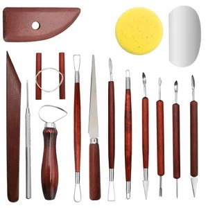 Clay Tools Kit, 16 PCS Polymer Clay Tools,Ceramics Clay Sculpting Tools Kits,... - Picture 1 of 8