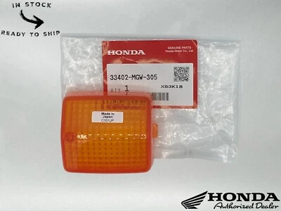 Оригинальная линза указателя поворота Honda 33402-MGW-305 от оригинального производителя - Изображение 1 из 4