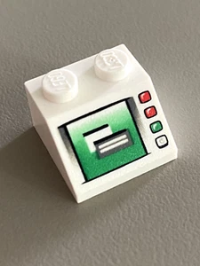 LEGO White Slope 45 2 x 2 Windows in Computer Screen Pattern 3039pb042 Set 5887 - Picture 1 of 1