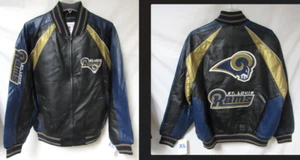St. Louis Rams Men's Size X-Large Leather Jacket B1 916 - Picture 1 of 7