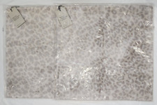 NWT ! West Elm Leopard 2-Pillow-Covers 20" x 20" Sand - Free Shipping