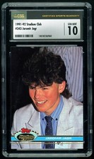 JAROMIR JAGR 1991-92 Topps Stadium Club #343 Pittsburgh Penguins CSG 10 Gem Mint