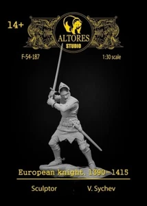 ALTORES STUDIO EUROPEAN KNIGHT scale 60 mm Resin - Picture 1 of 1