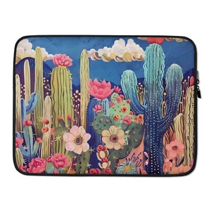 Cactus Artwork V1 15 inch Laptop Sleeve - Picture 1 of 1