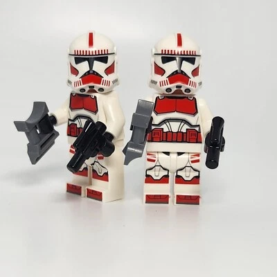 LEGO Star Wars Lot of 2 Clone Shock Trooper Minifigures 75372 75354 Clone Wars - Image 1 of 4