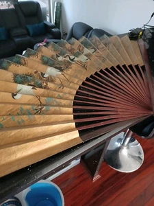Japanese display fan absolutely beautiful not a copy - Picture 1 of 8