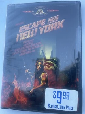 ESCAPE FROM NEW YORK New Sealed DVD Kurt Russell Cult Classic Sealed NEW - Image 1 of 4