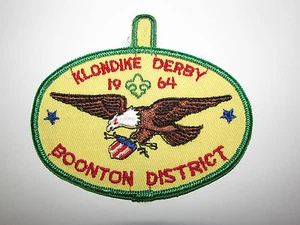 Parche bordado vintage coleccionable Klondike Derby - 1964 - Imagen 1 de 1