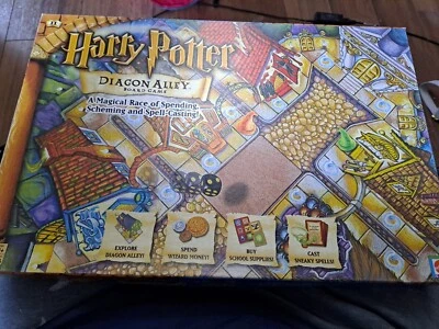 Harry Potter Diagon Alley Board Game Mattel 2001 ,Vintage boxed - Image 1 of 4