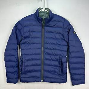 Barbour International Quilted Puffer Impeller Jacket Mens Size Small Navy Blue - Picture 1 of 11
