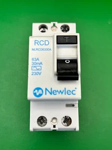 Newlec NLRCD6330A 63A 30mA RCD  - Picture 1 of 4