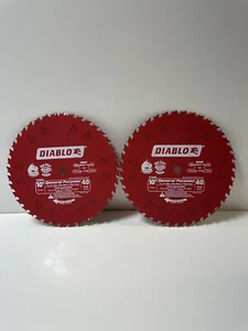 (Set Of 2) Freud D1040A Diablo 10-Inch 40Tooth ATB General Purpose Saw Blade - Picture 1 of 5