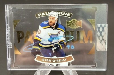2019-20 Upper Deck Clear Cut Metal Universe Palladium Autographs Ryan O'Reilly - Image 1 of 2