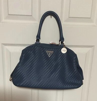 Bolso de mano Guess para mujer azul oscuro mediano  Foto 1 de 4