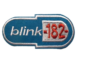 Blink 182 bestickter Aufnäher ~ Alternative Rock Punk ~ 3 1/8" x 1 1/2" ~ KOSTENLOSER US-Versand  - Bild 1 von 1