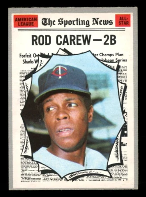 1970 OPC O PEE CHEE BASEBALL #453 ROD CAREW HOF ALL STAR EX MINNESOTA TWINS Card - Image 1 of 2