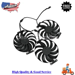 New GPU Cooling Fan For ASUS ROG STRIX RTX 3060ti 3070 3080 3090 Replacement US - Picture 1 of 10