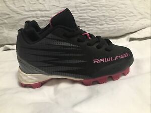 Rawlings misses soccer shoes black youth size 8