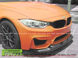 BMW F82 M4 F80 M3 2015+ estilo GTS fibra de carbono parachoques delantero adicional labio 2 piezas - Imagen 1 de 2