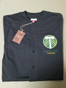 Neu Mitchell & Ness MLS Portland Hölzer Mesh Knopfleiste. Einzelhandel 130,00 - Bild 1 von 8