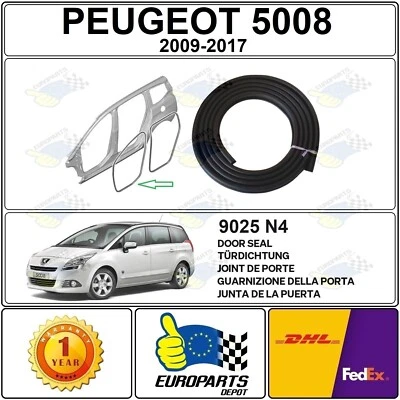 WINLAS PEUGEOT 5008 (2009-17) JOINT DE PORTE CAOUTCHOUC AVANT 9025N4 ou ARRIÈRE 9025V5