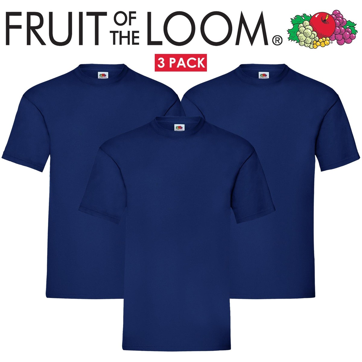 Camisetas Tirantes Hombre Fruit Of The Loom Pack 5 Camisetas FRUIT OF THE LOOM ORIGINAL, Algodón Pack Camisetas Sin Mangas Algodón Clásico