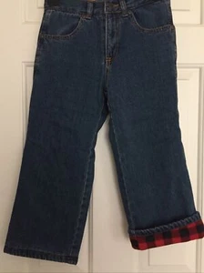 NWT BOY'S Gander Mountain WINTER Fleece LINED JEANS PANTS Size XS - Picture 1 of 2