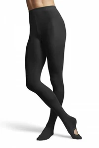 Bloch Contoursoft TO982 Convertible Ballet/Dance tights Black - Picture 1 of 3