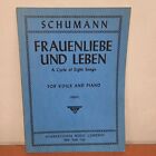 Vtg Schumann: Frauenliebe Und Leben ~A Cycle of 8 Songs for Voice & Piano (High)