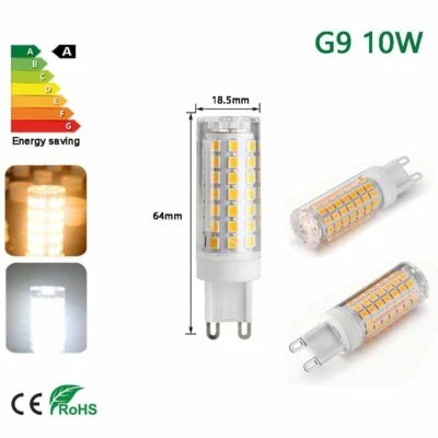 G9 LED Lampe 10W kühles warmweißes Licht AC 220V SMD2835 Hochleistungs COB Birne - Bild 1 von 3