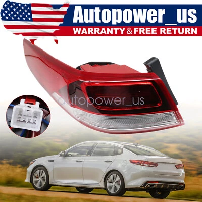 Luz trasera halógena exterior lado del conductor para Kia Optima 2016-2020 sedán 92401-D5000 Foto 1 de 4