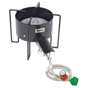 Portable Liquid Propane Outdoor Cooker in Black - Picture 1 of 3
