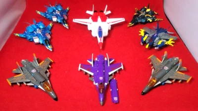8 Transformers Cybertron THUNDERCRACKER/SKYWARP/JETFIRE/BEASTWARS (2005 RARE) - Image 1 of 4