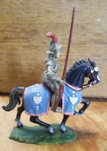 Vintage Elastolin Knight on horseback - Picture 1 of 5