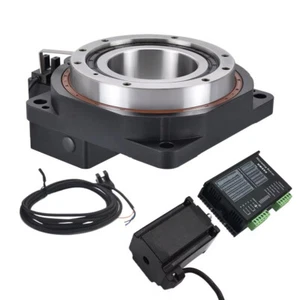 Mesa giratoria hueca CNC Nema23 tocadiscos eléctrica reemplazar divisor de leva de motor DD - Imagen 1 de 19