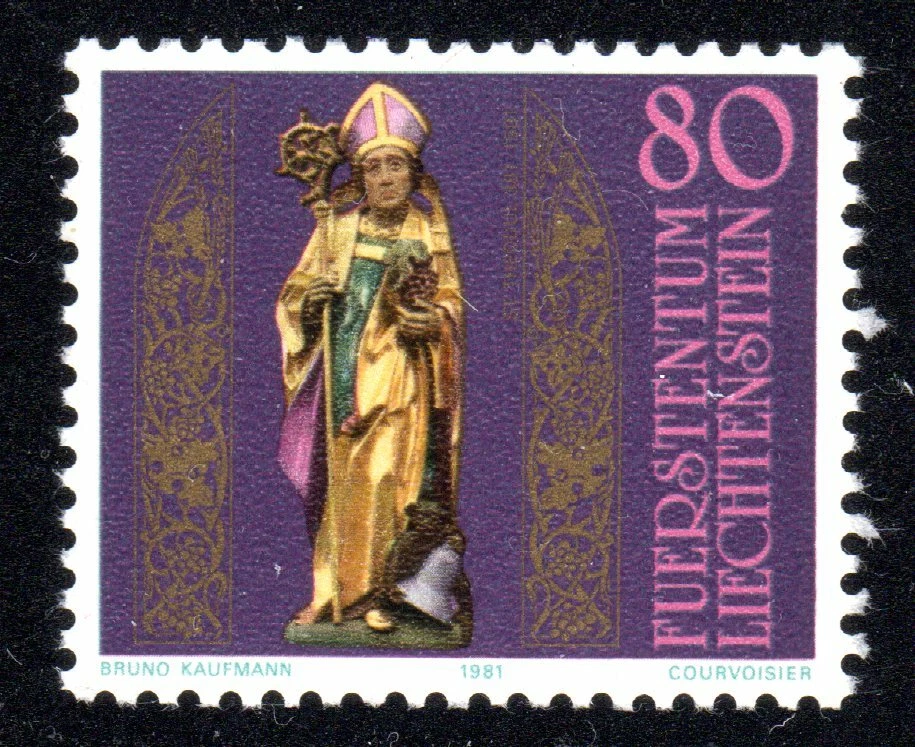 1981 Liechtenstein SC# 713 - St. Theodul, 1600th Birth Anniversary - M-NH - Image 1 of 1