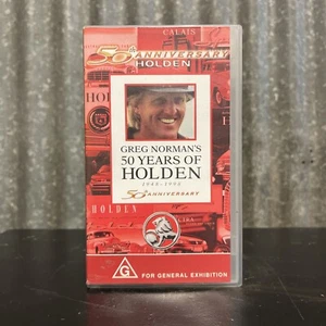 Greg Norman’s 50 Years of Holden 1948-1998 VHS Movie Video Cassette Tape - Picture 1 of 5
