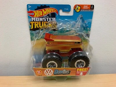 Autobús de arrastre Hot Wheels Monster Trucks Series 2021 Paint Crush MONMC leer Foto 1 de 4