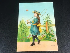 GRAND IMAGE  CHROMO CARD CHICOREE BERIOT 1885   - Picture 1 of 2