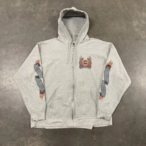 Vintage Harley Davidson Flames Zip Up Hoodie Gr. XL - Bild 1 von 8